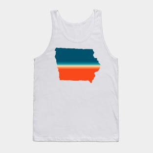 Iowa State Retro Map Tank Top